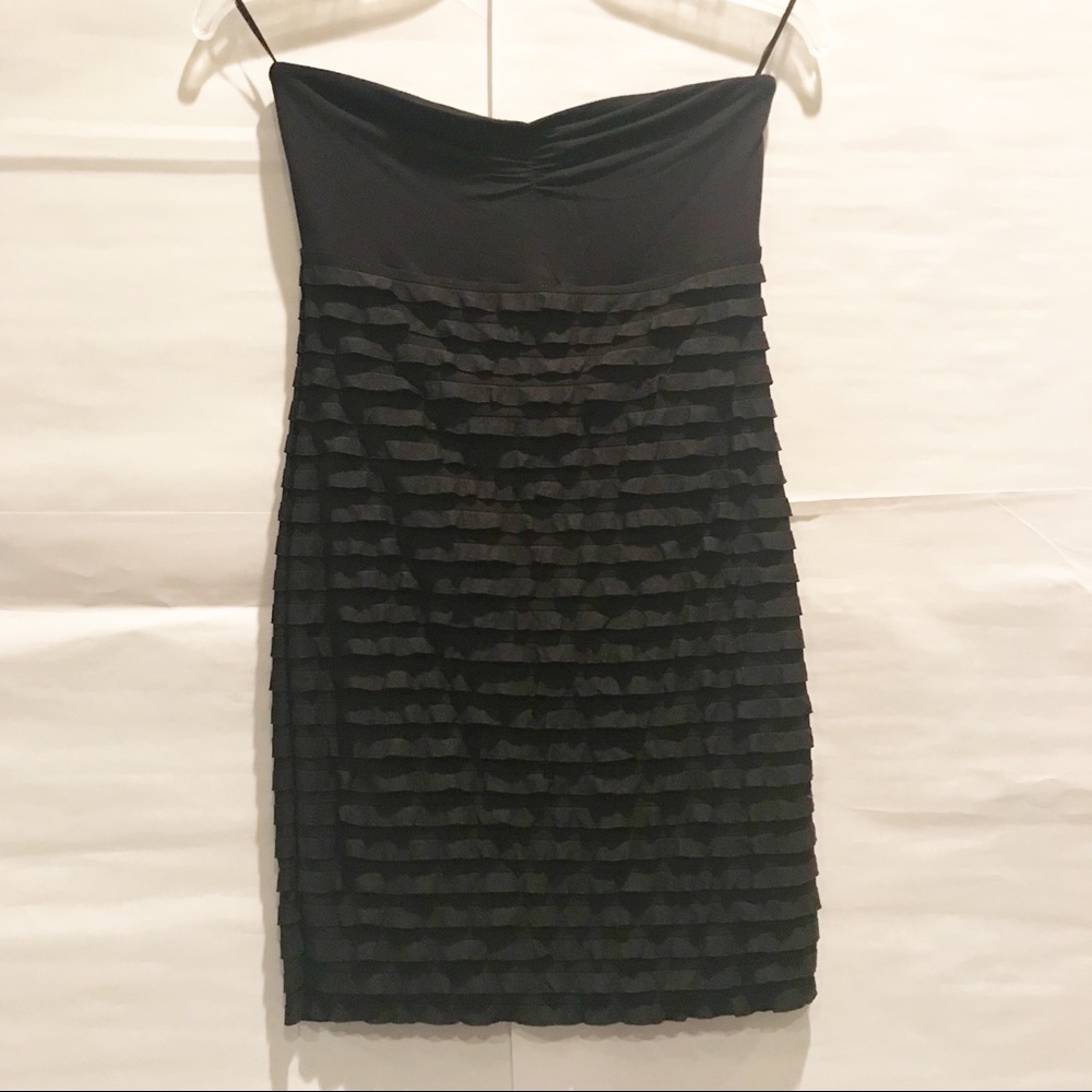 Black Short Strapless Dress Size XS/S